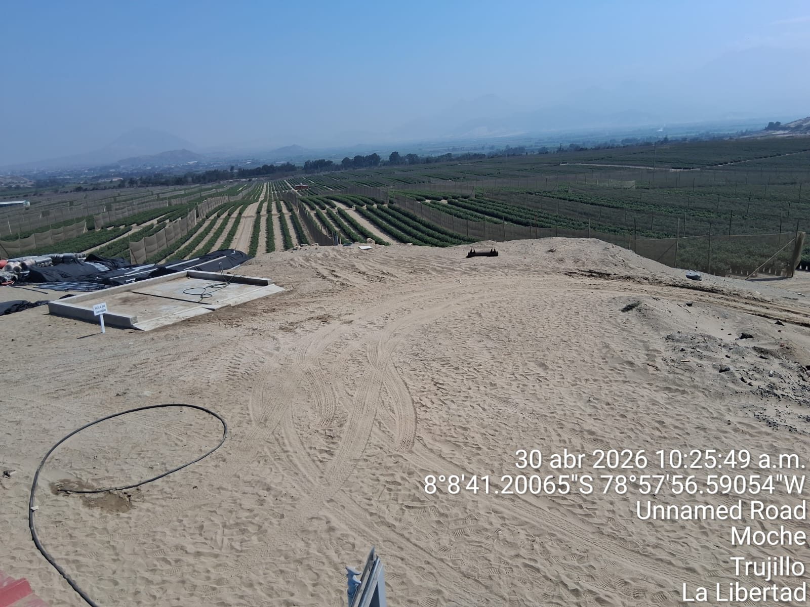 Entorno agrícola para el aprovechamiento de energía solar